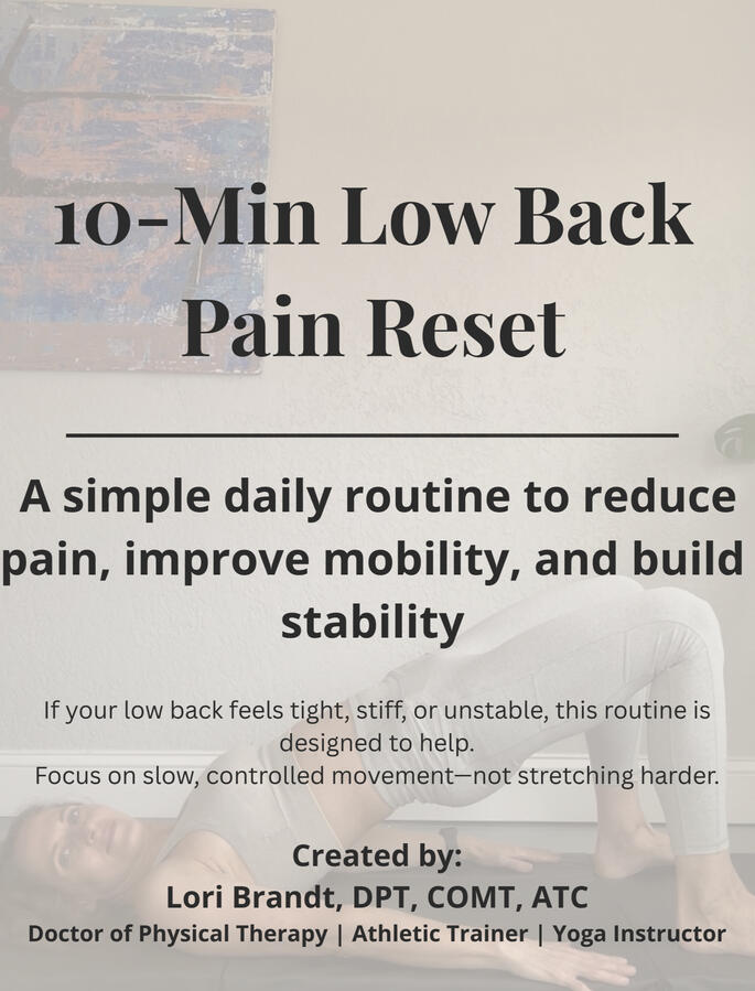 The-Min Low Back Pain Reset The-Min Low Back Pain Reset